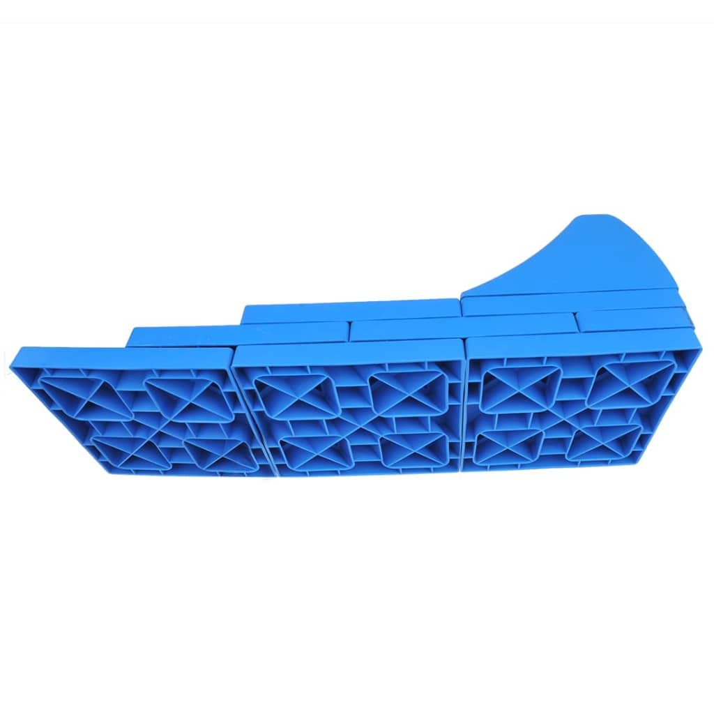ProPlus 361562 Multifunktions Ausgleichskeil stapelbar 1 Stück zerlegbar multifuntionell stapelbar Farbe Blau