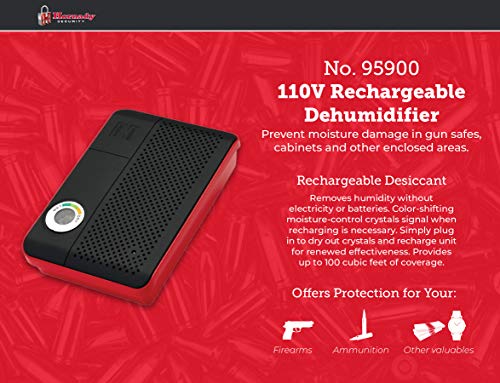 Hornady 1115250 Rechargeable Dehumidifier 95900 - Portable Moisture Absorbers With Silica Gel To Prevent Moisture Damage For Gun Safe Accessories thumb #2