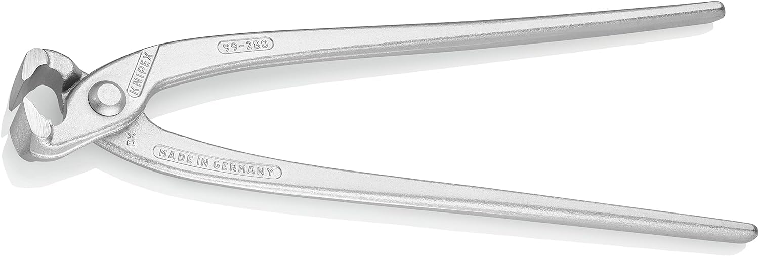 KNIPEX Tenaille russe (Pinces bétonneur ou pinces réparateur) zinguée chromée 280 mm, 99 04 280 EAN