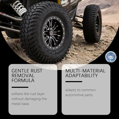 RCSCBC Rust Remover Spray,Rust Remover for Metal,for Heavy Duty Rust Dissolver for Metal, Tools, Cars, Chains 30ml/1 FL OZ (2PCS)