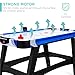 Best Choice Products 58in Mid-Size Arcade Style Air Hockey Table for Game Room, Home, Office w/ 2 Pucks, 2 Pushers, Digital LED Score Board, Powerful 12V Motor, Carrying Bag