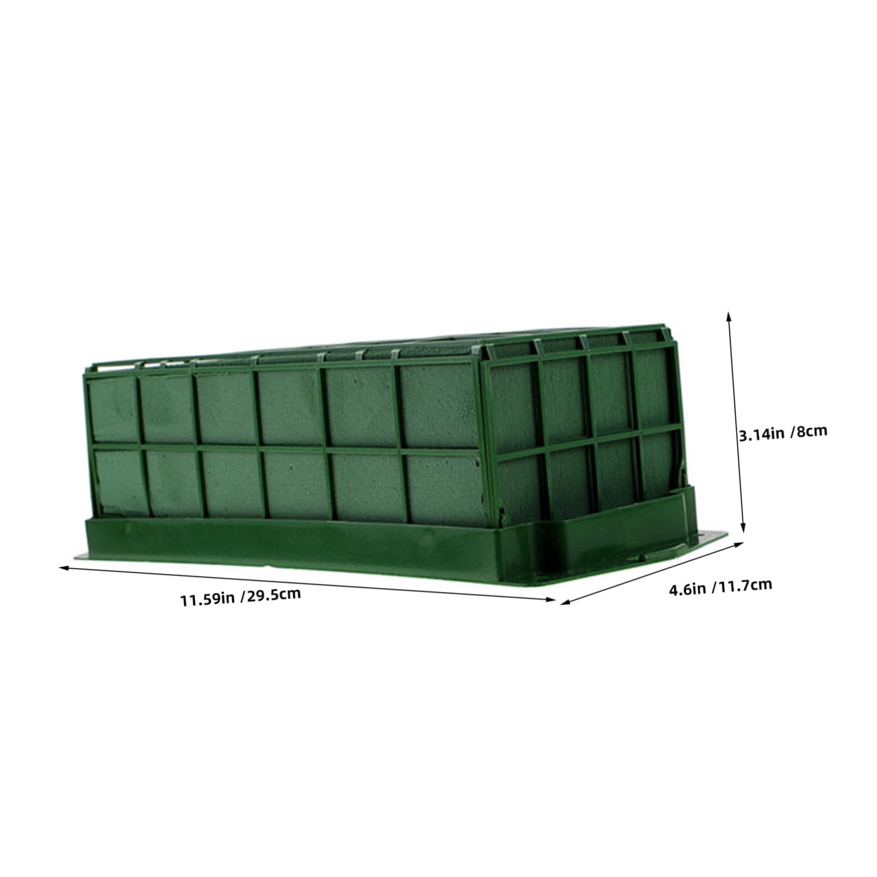 Uonlytech 6 Szt. Prostokątne Klatki z Pianki Do Kwiatów Stabilne Koszyki Kwiaty Do Dekoracji Stołu i Ściany Akcesoria Florystyczne Kwiatowych DIY Floral Mud Holder