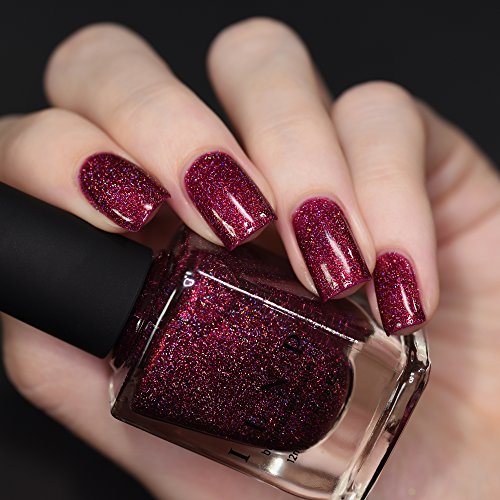 Image of ILNP Rogue - Glowing Crimson Holographic Nail Polish