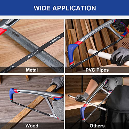 WORKPRO 12-Inch Adjustable Hacksaw