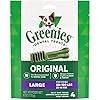 Greenies Original Large Natural Dental Care Dog Treats 6 oz Pack 4 Treats