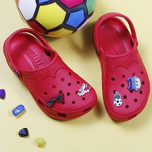 Image of MOZAFIA CHIKU Super Lightweight Cushioned Footbed EVA Sole Pull ON Washable Clogs for Kids