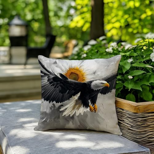 Housse de coussin imperméable 55x55 cm lot de 2 avec fermeture éclair invisible - 7