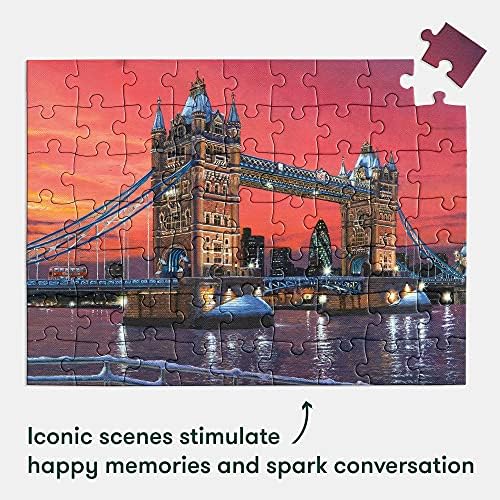 Relish 63 Piece City Dusk Dementia Jigsaw Puzzle - Puzzles Activities for Elderly with Alzheimer's/Dementia