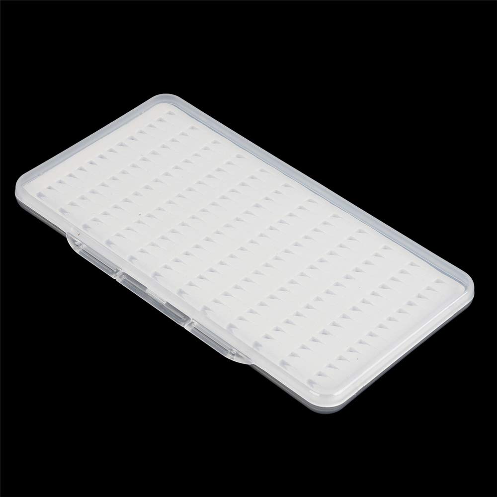 Cajas de pesca de espuma delgada de gran capacidad, con tapa transparente, cajas de pesca para competición, anzuelos de pesca
