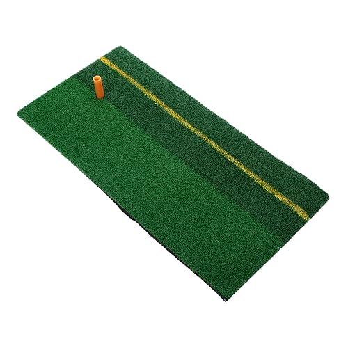 WOONEKY 1 Set Practice Pad Golf Hitting Mat Thickened Durable Grass Mat for Swing Training Includes Tee for Enthusiasts