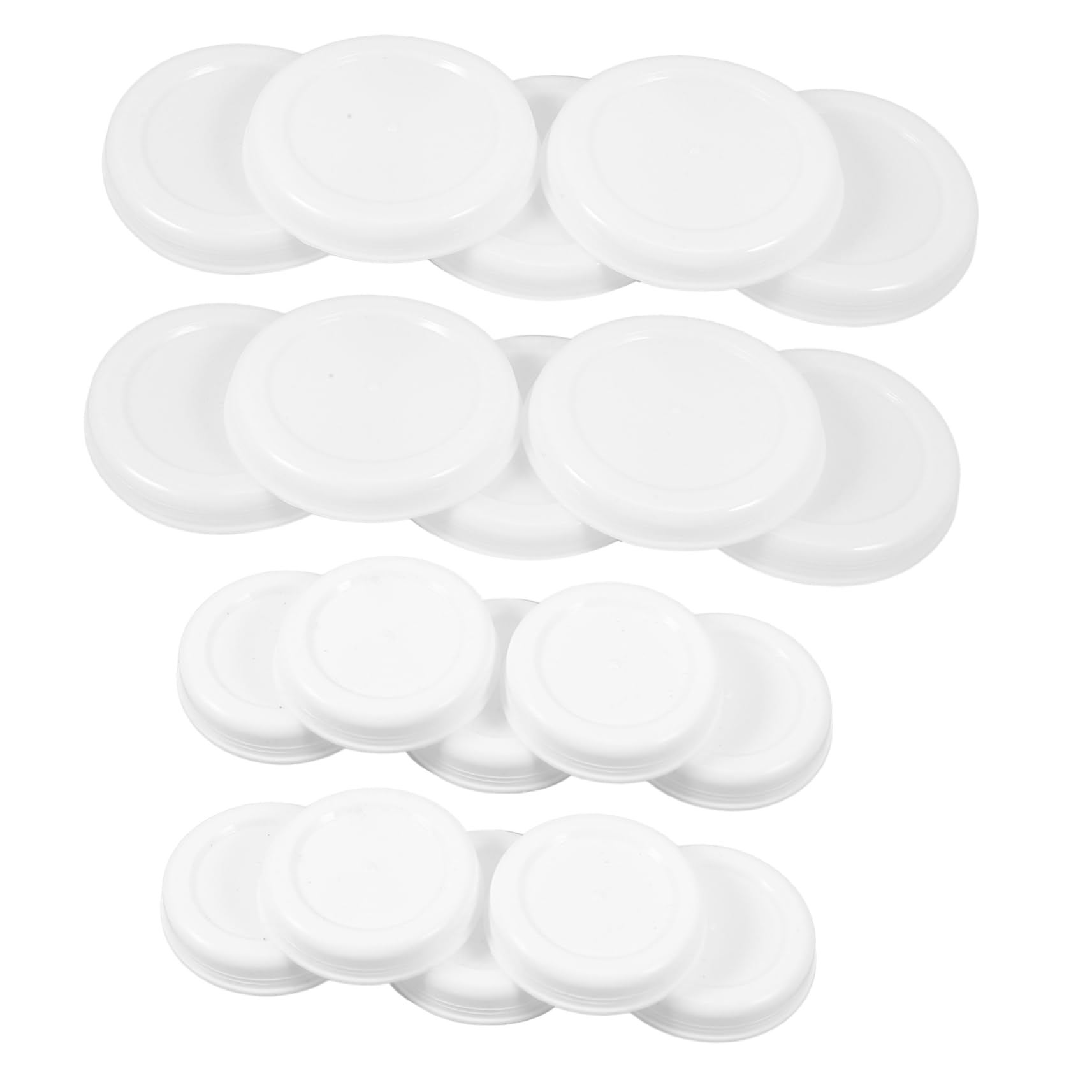 NAMOARLY 50pcs Paper Tube Mailing Tube Cap Round Plug Caps Kraft Shipping Tube Cap End Plugs for Mailing Tubes Round Paper Tube Caps Small Plugs for Mailing Tubes Cardboard Tubes Caps White