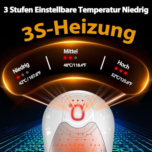 OUTJUT 12000mAh Magnetischer Handwärmer Elektrisch 2 Pack, Rundum-Heizung – Ansicht 3