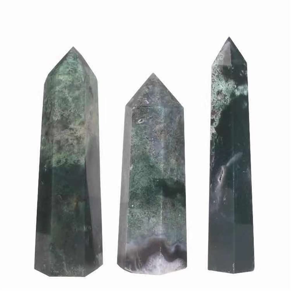 1 szt. Naturalny Kolumna Aqua Agat Magiczna Kryształowa Końcówka 400g-1550g Piękny naturalny kryształ Kamień Kolekcje domowe (Kolor: 1 szt. 1400g-1550g)