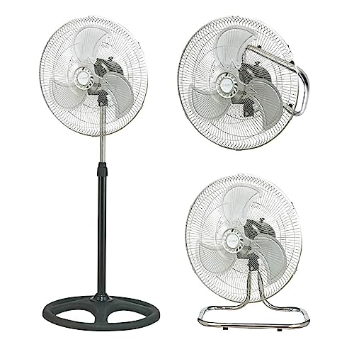 Gsc Evolution Ventilador metálico 3 en 1 pared suelo y sobremesa