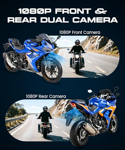 Upriding 1080P Motorcycle Dash Cam