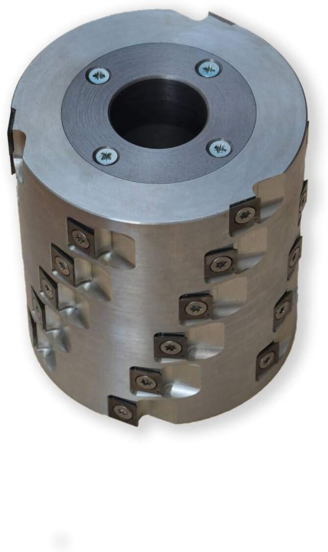 Planing and Jointing Spiral Cutter Head D=3" L=2"- 8"(with inserts) (D=3" L=7")