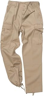 Mil-Tec US Feldhose Typ BDU • Taktische Herren Cargohose mit 6 Taschen & Knieverstärkung • Robuste Einsatzhose aus Baumwolle & Polyester • Verstellbare Bundweite & Beinabschluss mit Zugband