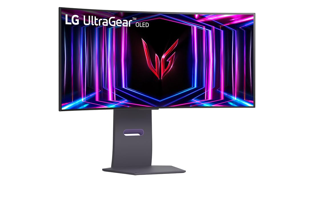 LG Ultragear™ 34GS95QE-B.AEU 34" Gaming PC Display - Panel OLED o rozdzielczości QHD (3440x1440), 0,03 ms GtG 240Hz, DisplayHDR™ True Black 400, DCI-P3 98.5%, AMD FreeSync Premium Pro, NVIDIA G-Sync