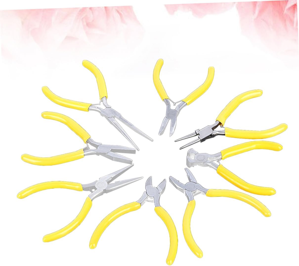 8pcs Mini Pliers Jewelry Making Tool Steel Needle-nose Pliers for Diy Projects and Maintenance
