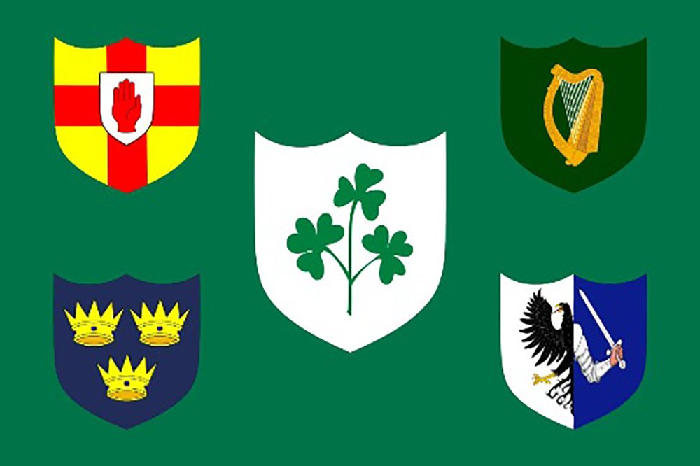 GIZZYIreland Rugby 5' x 3' flag