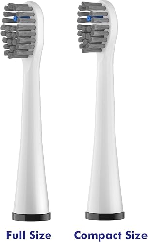 Miniatura 8 de Repuesto de cabezal de cepillo de dientes con hilo dental, 3 unidades, compatible con Water-pik Sonic Fusion  2.0 SF-01, SF-02, SF03 y SF-04 (negro,