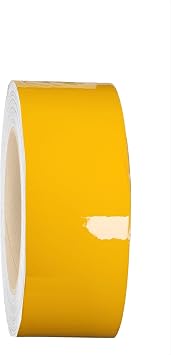 Vinyl Wrap, Yellow Gloss G25 Sunflower - 0.5" to 8" Wide, up to 75ft Long Air Release Technology for Chrome Delete, Car Detailing, Home and DIY Proje cts 1 Inches x 5FT
