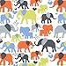 Produktbild Fat Quarter Elefant Walk sky blau Baumwolle Quilten Stoff  Michael Miller