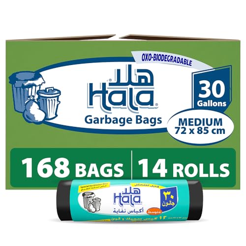 Hala garbage bags 30 gallons 168 bags