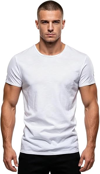 Mens T-Shirts Short Sleeve Crew Neck T Shirts Casual Classic Basic Tee Shirts