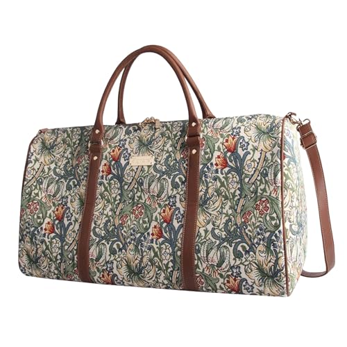 Image of Signare William Morris Big Holdall by 57X30X29 cm Golden Lily - Bhold-Glily
