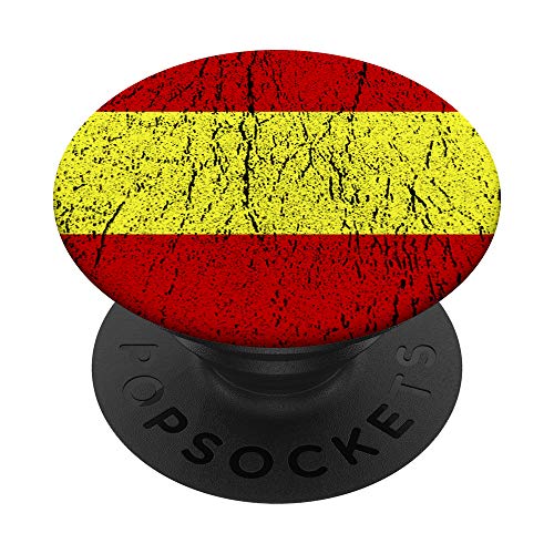 Bandera de españa Clásico Español Rojo Amarillo Rojo PopSockets Agarre y Soporte para Teléfonos y Tabletas