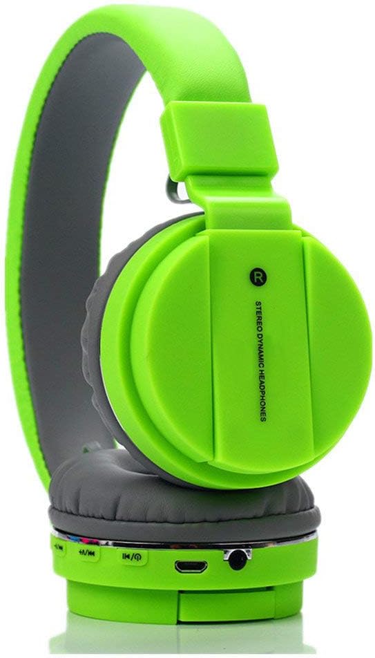 Daintree ROTTO Wireless Bluetooth Headphone with FM, SD Card Slot with Music and Calling Controls (Green)