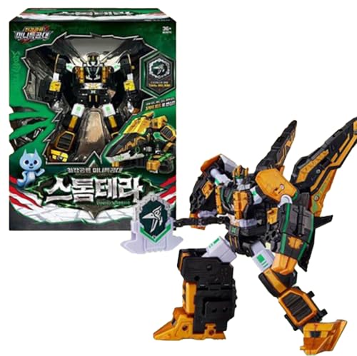 SSmall Miniforce Dinoid Warrior Storm TERA Green Headbot Pteranodon Transforming Dino Robot Car