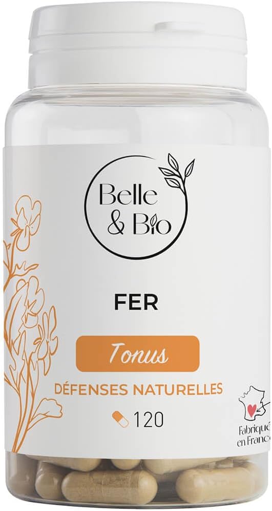 Complément Alimentaire ILAPHARM DROPSIL 60 Gélules - Fer, Tonus, Bonne Humeur - Périme 04/2026