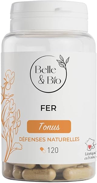 Tonus & Anti-Fatigue Fer 120 Gélules Organiques