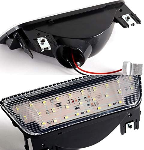 Miniatura 2 de Luz antiniebla LED para parachoques trasero compatible con Nissan X-Trail 2008-2013, reflector de lente transparente, lámpara trasera LED blanca (27