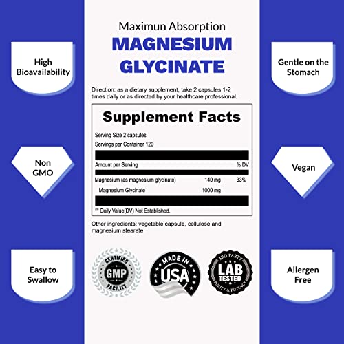 Magnesium Glycinate Liposomal Vitamin D3 Bundle #TOP5