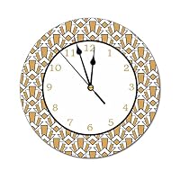 Orologio Da Parete New York City, Rotondo 24 Cm, Silenzioso, In Acrilico Con Stampa Pittura A Olio