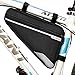 opamoo Bike Bicycle Triangle Frame Bag - Reflective Bicycle Storage Bag Water Resistant Cycling Pack Strap On Saddle Pouch Bike Accessories for Road Mountain Cycling (Bicyle Bag -1) (Bicyle Bag -1)