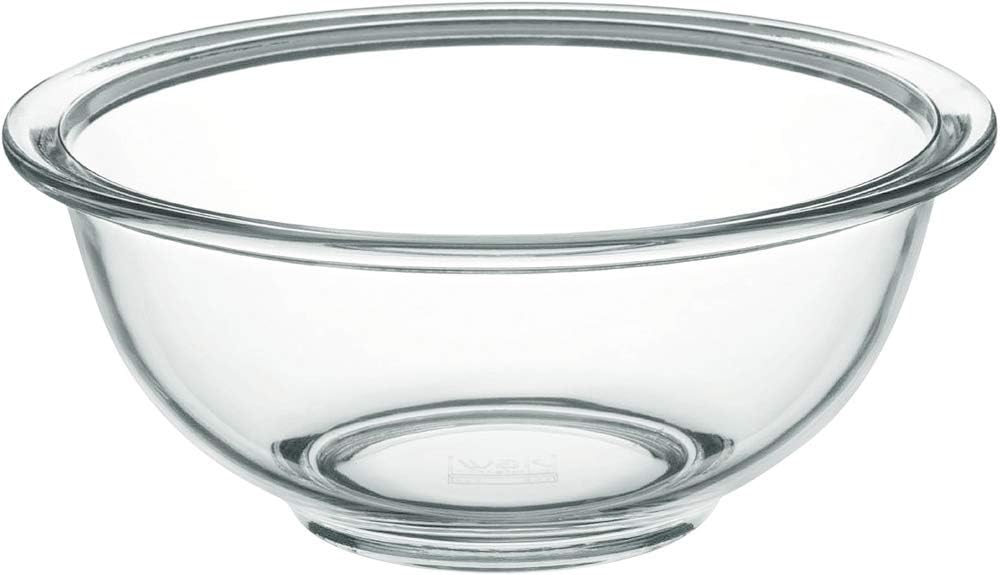 Iwaki PST-BO-30N AGC Techno Glass Heat Resistant Glass Bowl, Round, Set of 4, Microwave, Oven, Dishwasher Safe, Wide Mouth Design for Easy Mixing Ingredients, Low Center of Gravity Design for Easy Stability
