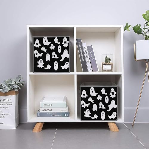 Boîte de rangement combinée grand volume pliable avec motifs imprimés gothiques - 6