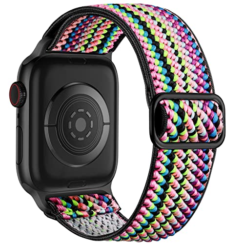 Lerobo Stretchy Solo Loop Nylon Band — Boho Rainbow