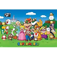 Nintendo Póster Super Mario Personajes 91,5x61cm Producto Oficial