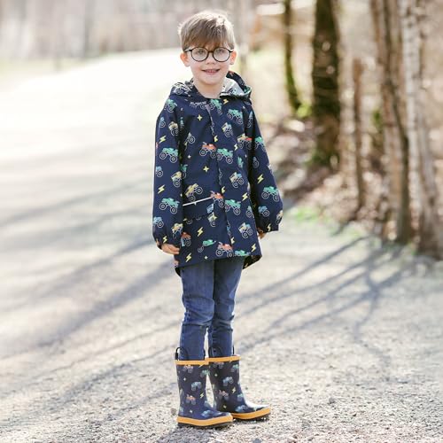 Image of JAN & JUL Waterproof Rain Jacket, Raincoat with Hood for Girls and Boys