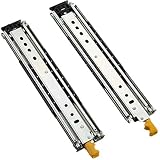 TRGCJGH Guide di Scorrimento per Applicazioni Pesanti Industriali Scorrevoli A Sfera in Acciaio A Tre Sezioni Silenziose Push-Pull Lisce Una Coppia Include Due,80cm