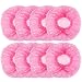 Shintop Disposable Shower Caps, Pack of 100 Individually Wrapped with Large Elastic Bath Cap for Home, Hotel, Hair Salon and Spa (Pink)