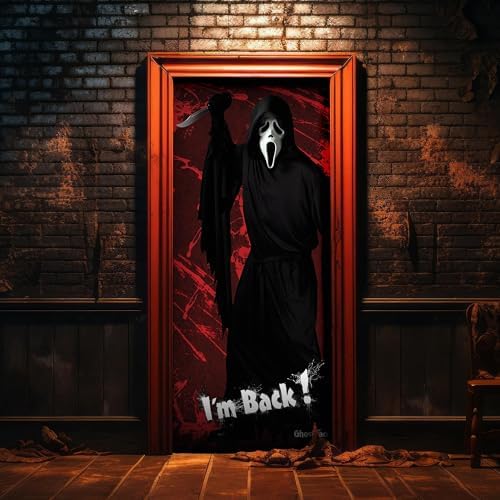 Fun World Ghost Face Door Cover image 5