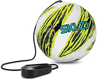 SKLZ Star-Kick Solo Soccer Trainer with Size 1 Soccer Ball, Green