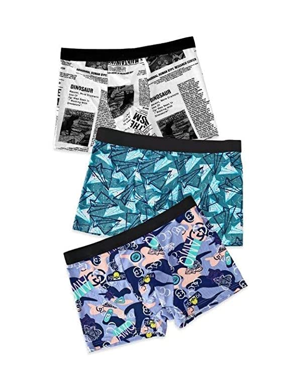 Image of Men's Ultra-Soft Material | Ice-Silk Short | Underwear | Brief Multi Color(Pack of 3) (L)