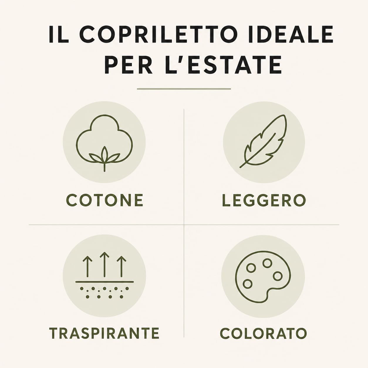 Copriletto Estivo in Cotone Piquet, Vari Misure, Copriletto Leggero Ideale per Estate, Pratico Confortevole e Traspirante (Square - Arancione, Singolo)